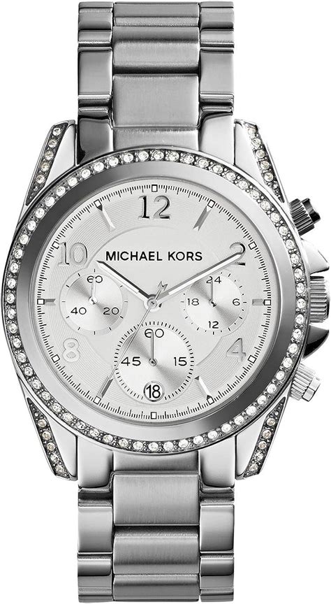 michael kors dameshorloge mk5165|Michael Kors Women's Blair Silver.